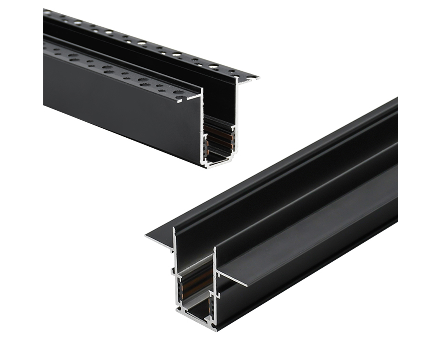 Recessed Magnetic Track Rail