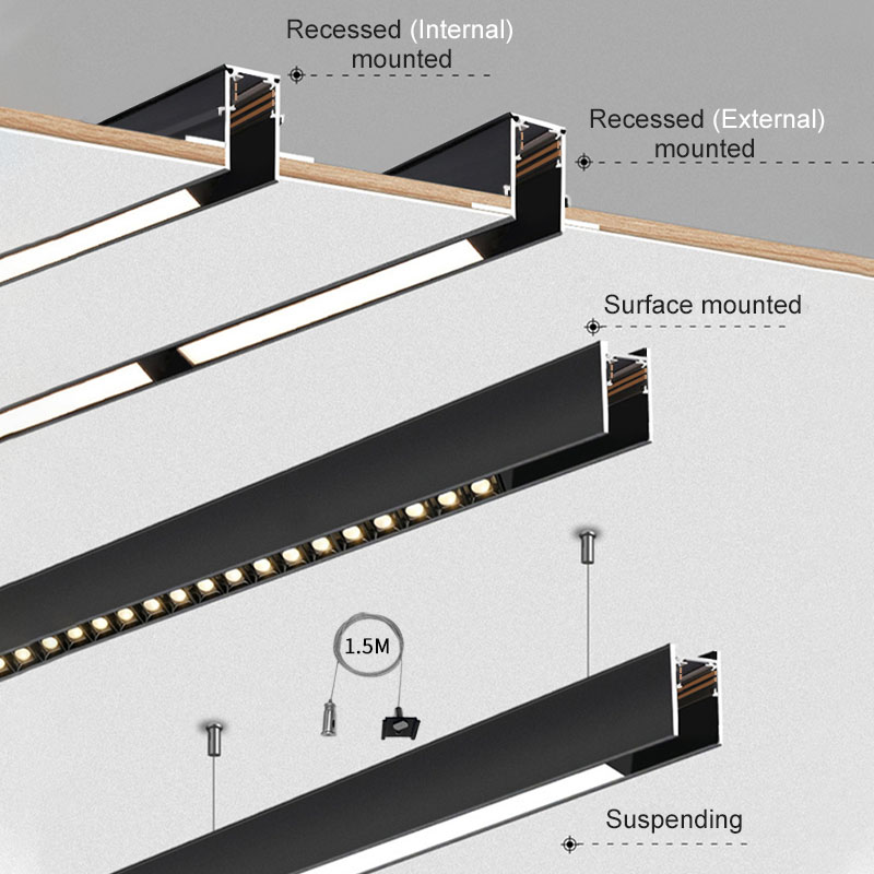 Surface Mounted Track Rail