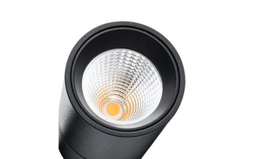 COB 18W heads fitted with honeycomb grids