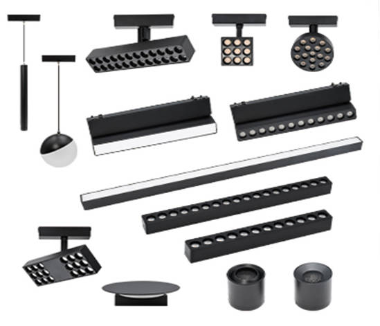 Ultra-thin Magnetic Track Light collection