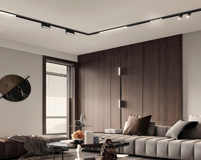 Light Up Your Chinese New Year Reunion Modern Track Lighting for Festive Living Spaces