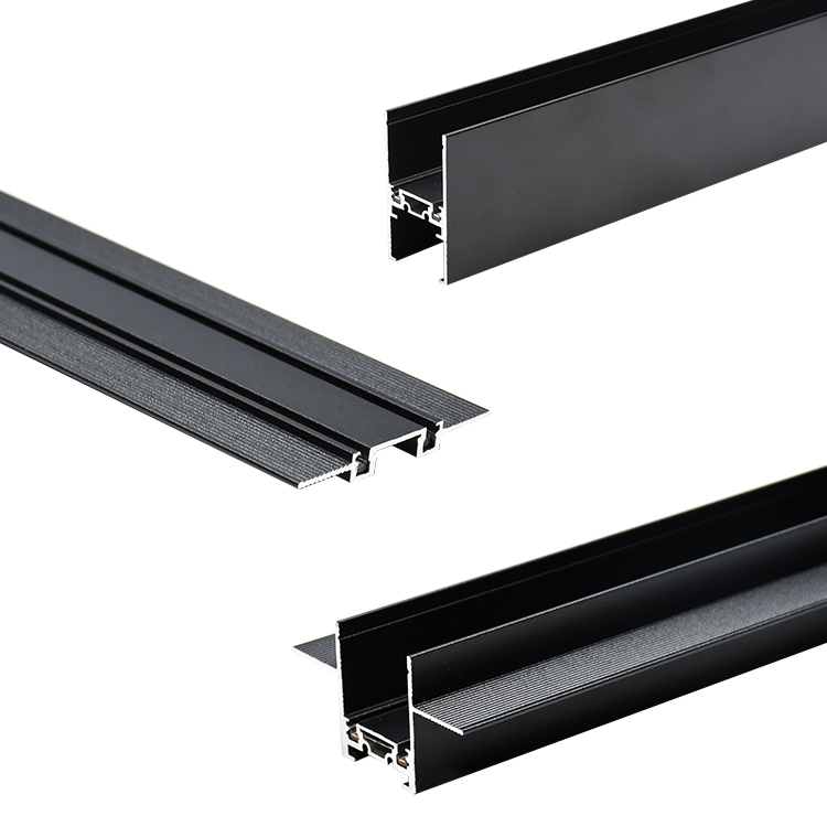 Different Recessed Magnetic Track Rails