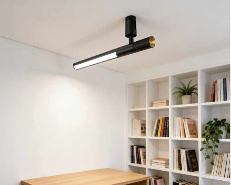APPLICATION-Modern Smart Flexible Magnetic Track Light Zigbee Dali Splicing Rotating Floodlight