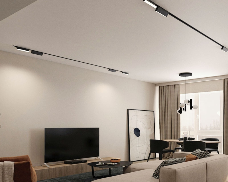 Magnetic Track Flood Lights for Interior Lighting
