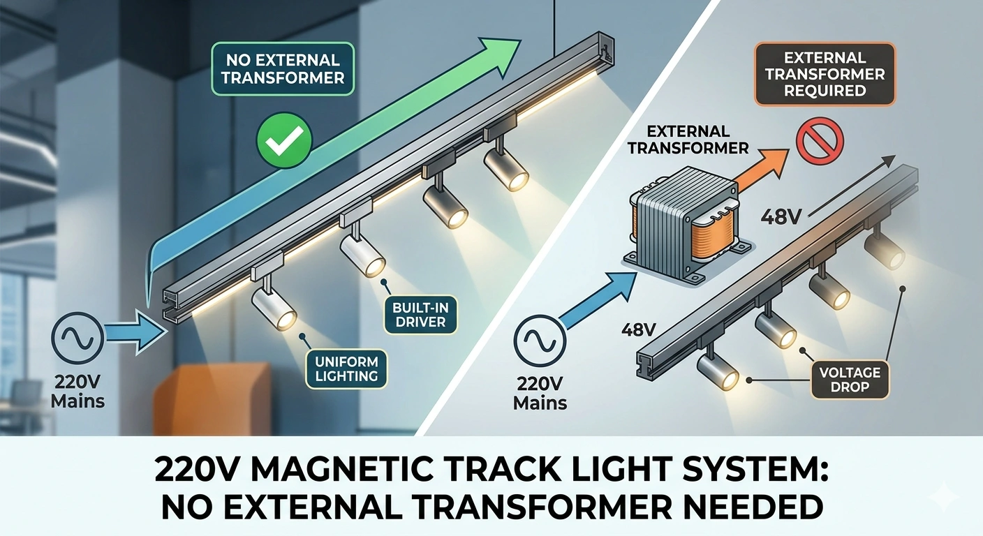 Do You Need a Transformer for a 220V Magnetic Track Light System? Do You Need a Transformer for a 220V Magnetic Track Light System?