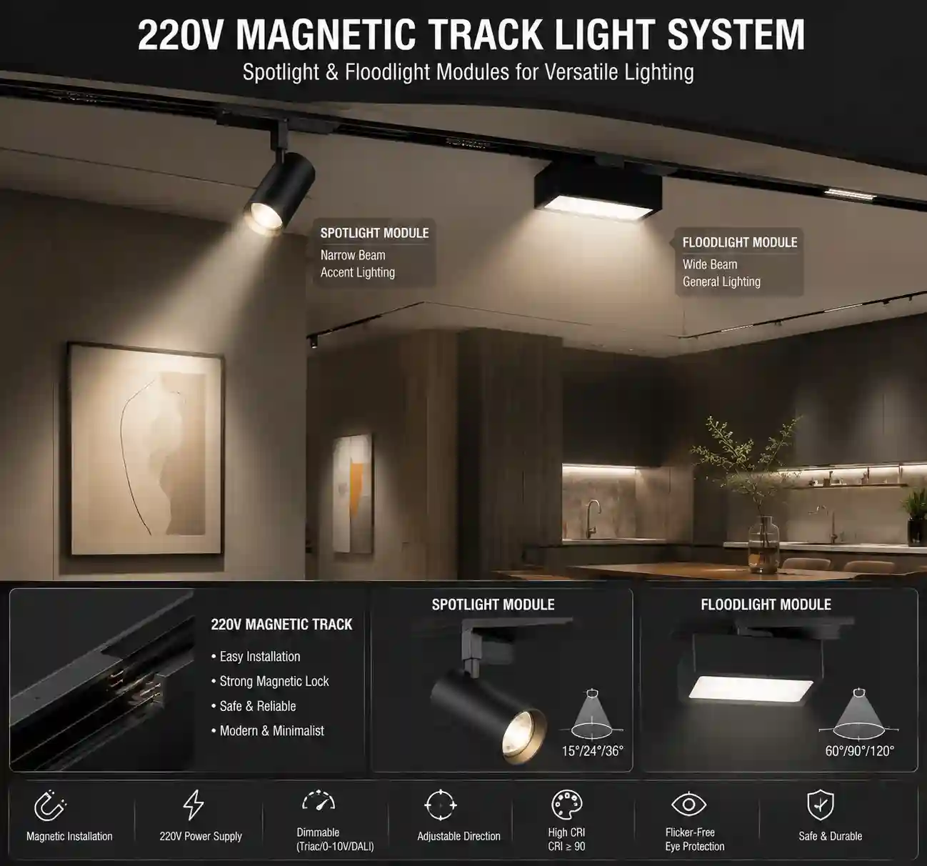 220V Magnetic Track Light System Buying Checklist 220V Magnetic Track Light System Buying Checklist